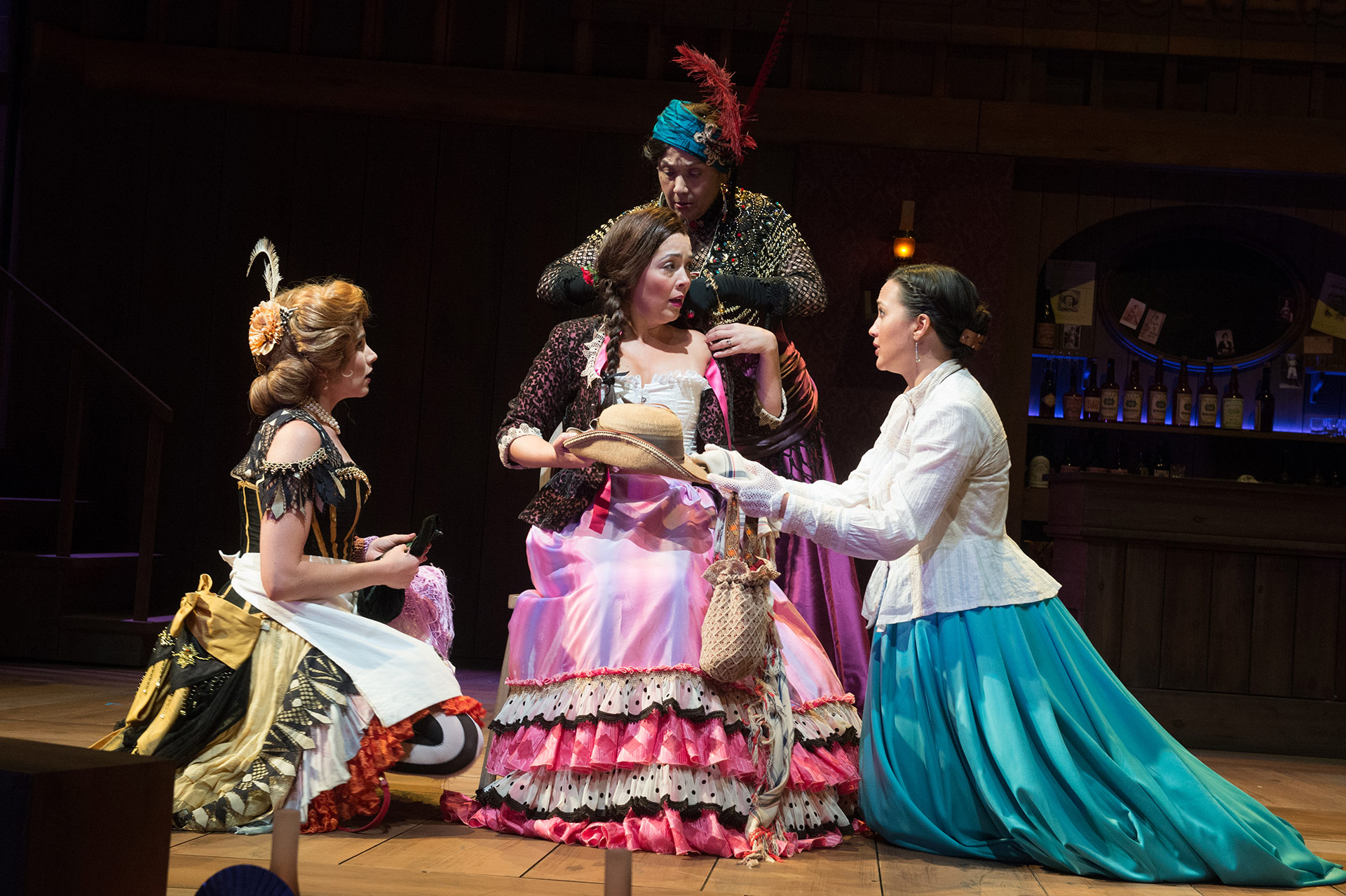 Production photo of Off the Rails