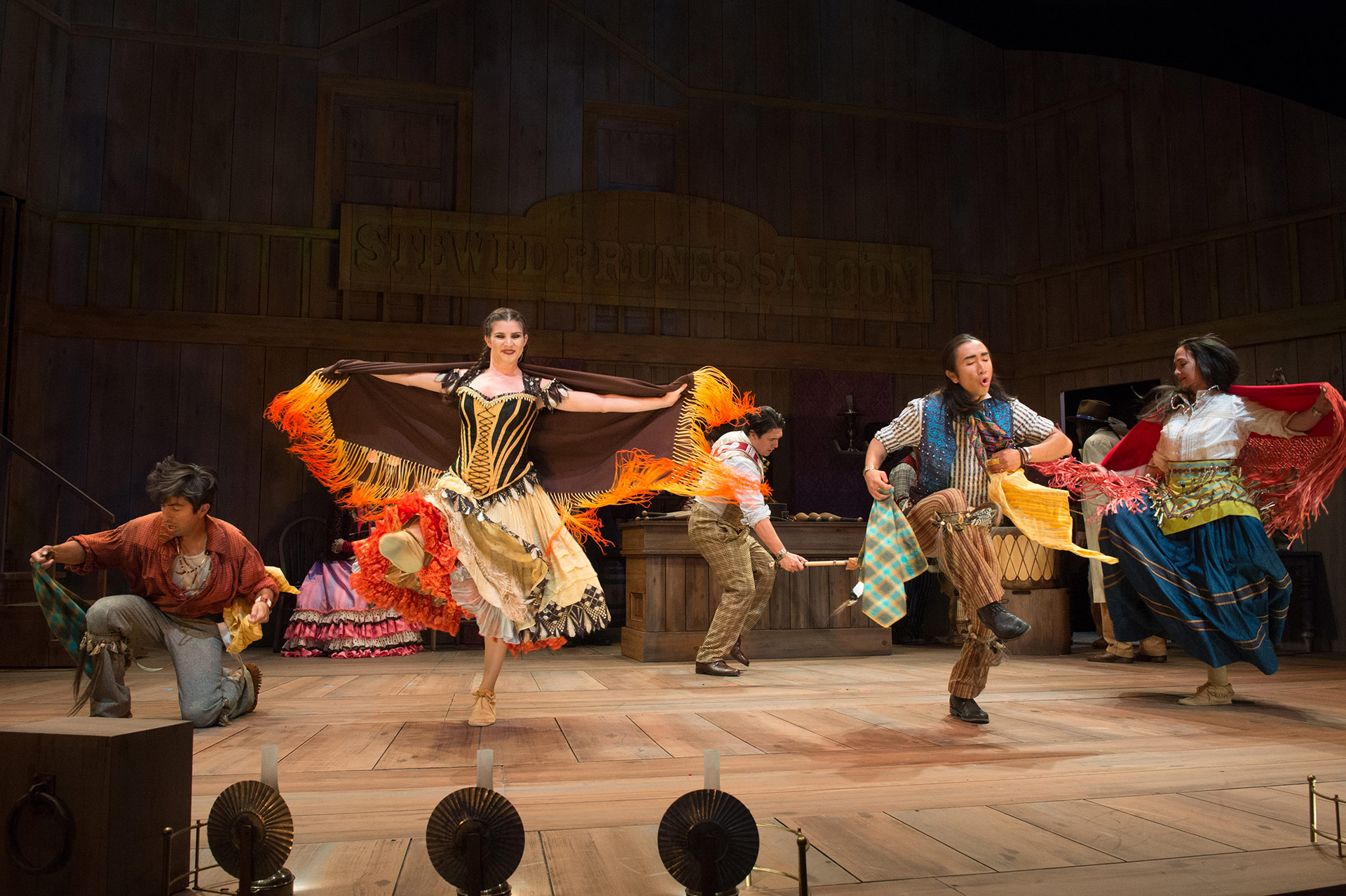 Production photo of Off the Rails