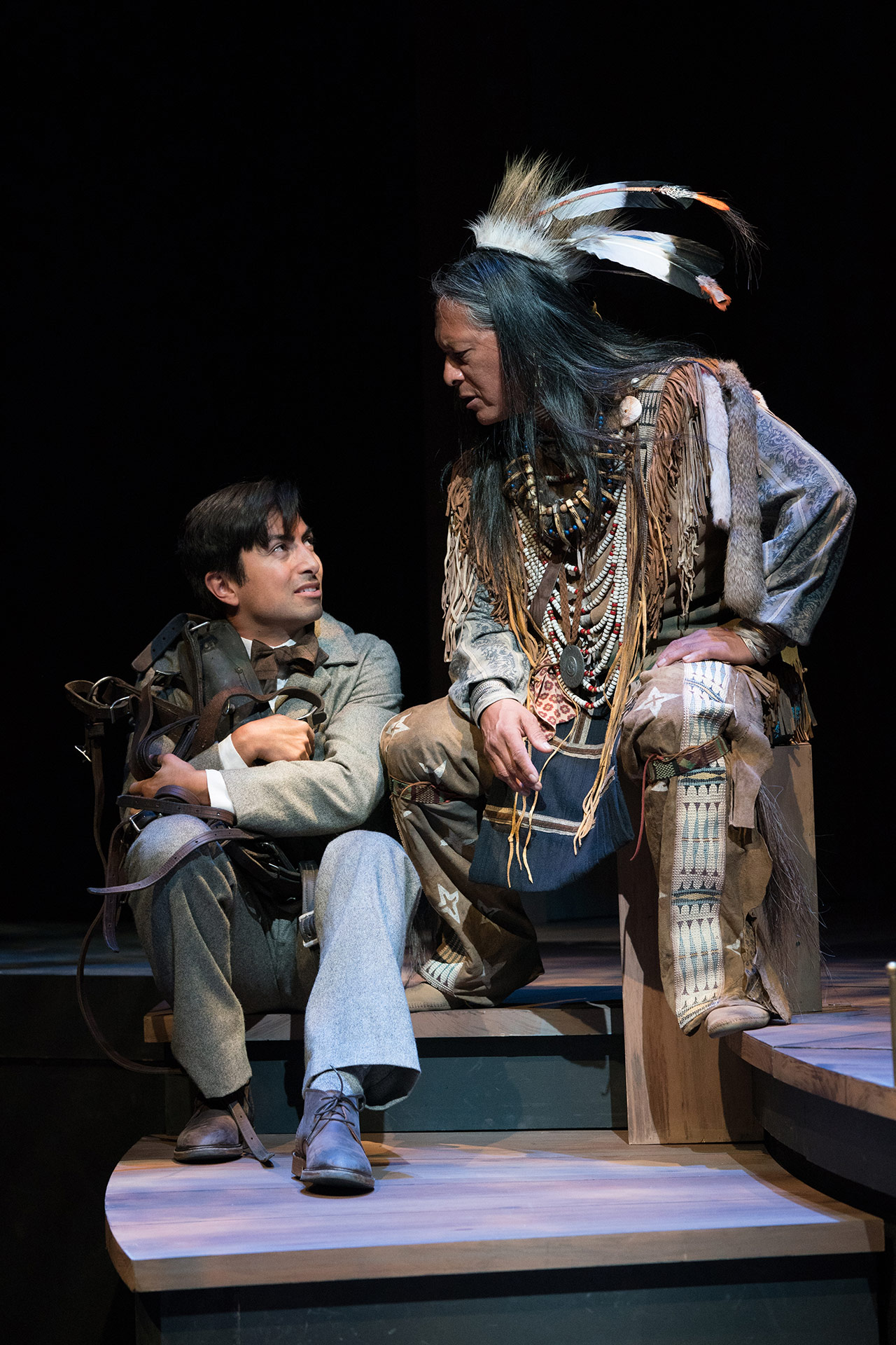 Production photo of Off the Rails