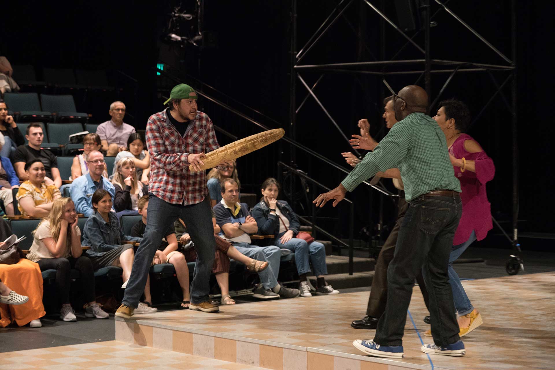 Production photo of La Comedia of Errors