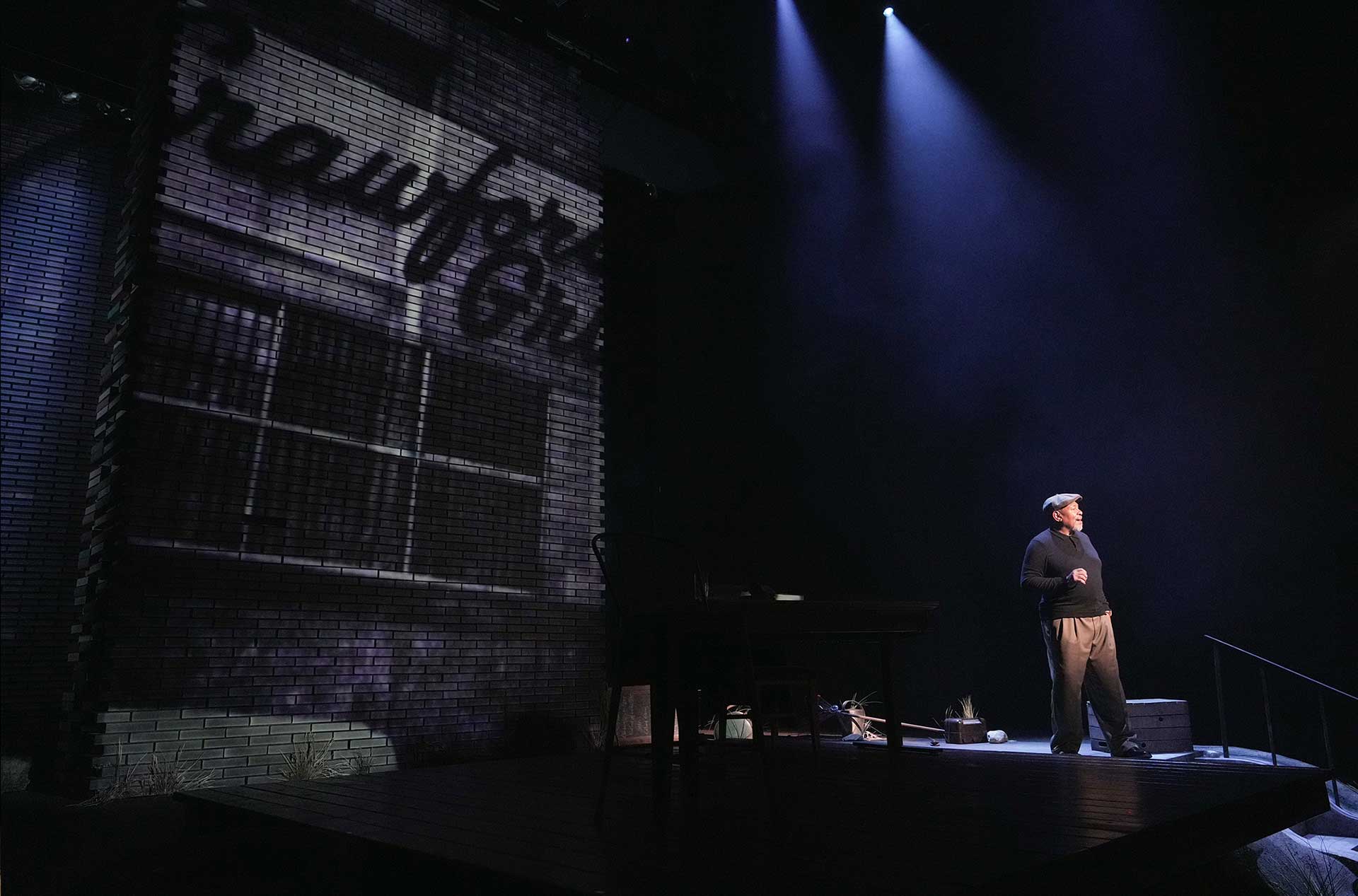 Steven Anthony Jones on stage.