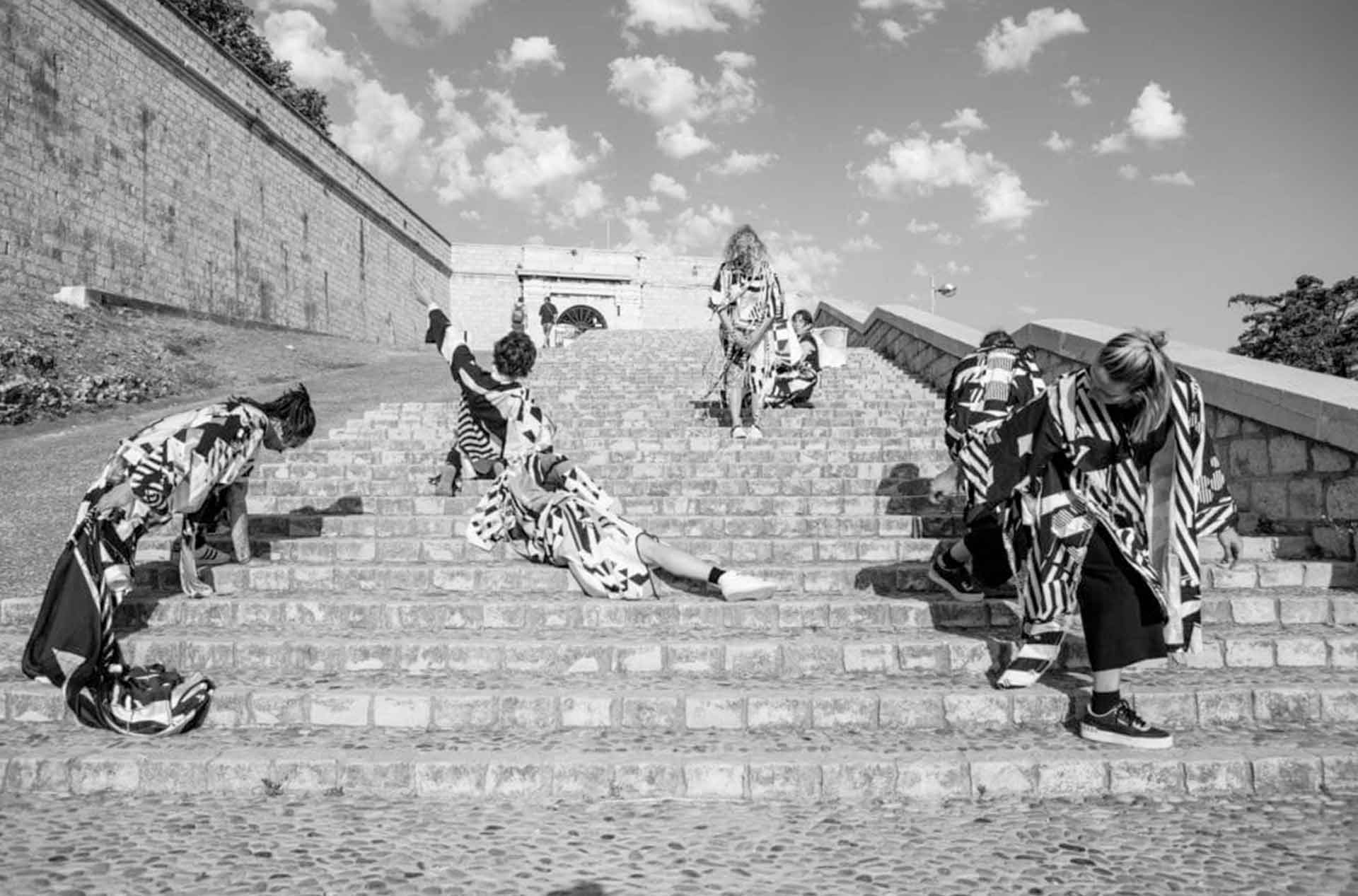 Black and white images from the Dazzle project