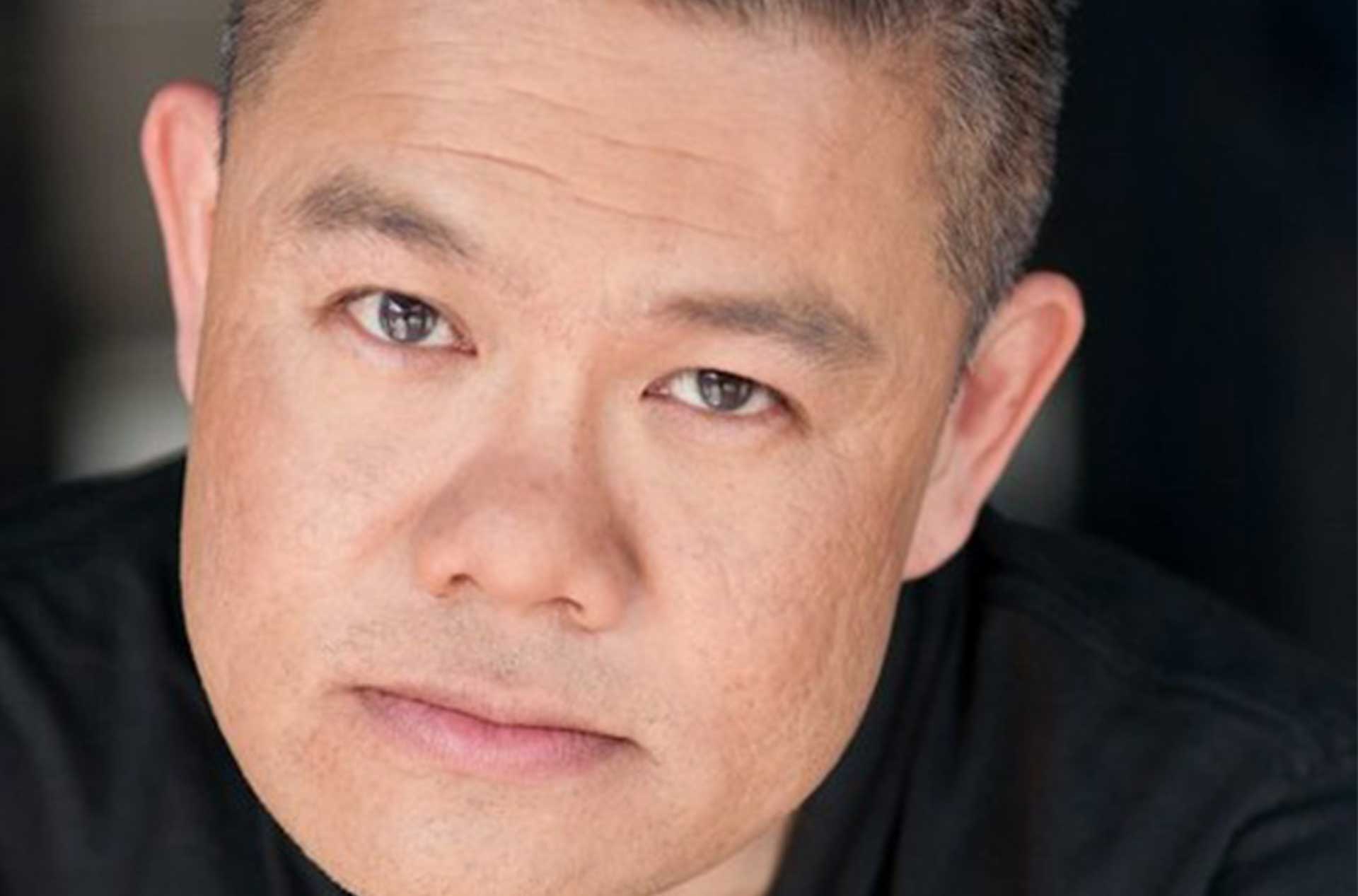 Close up of Chay Yew's face.