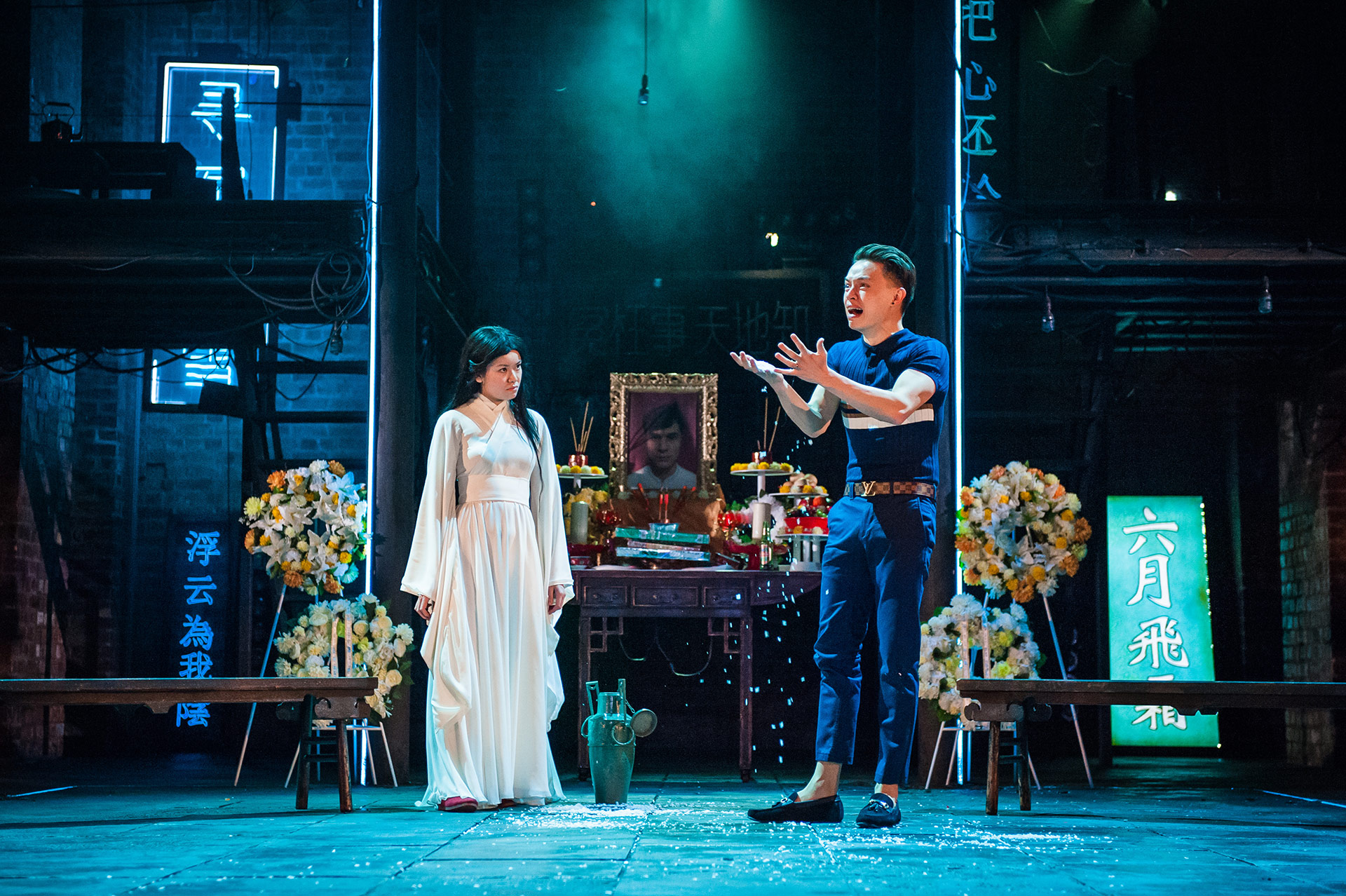 Production Photo of Snow in Midsummer